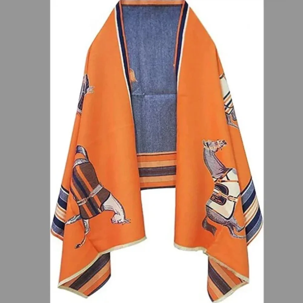 Kerri Horse Poncho Scarf